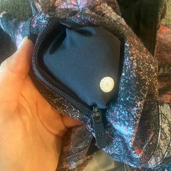 lululemon athletica Black and Red Athletic Shorts - Picture 2 of 4